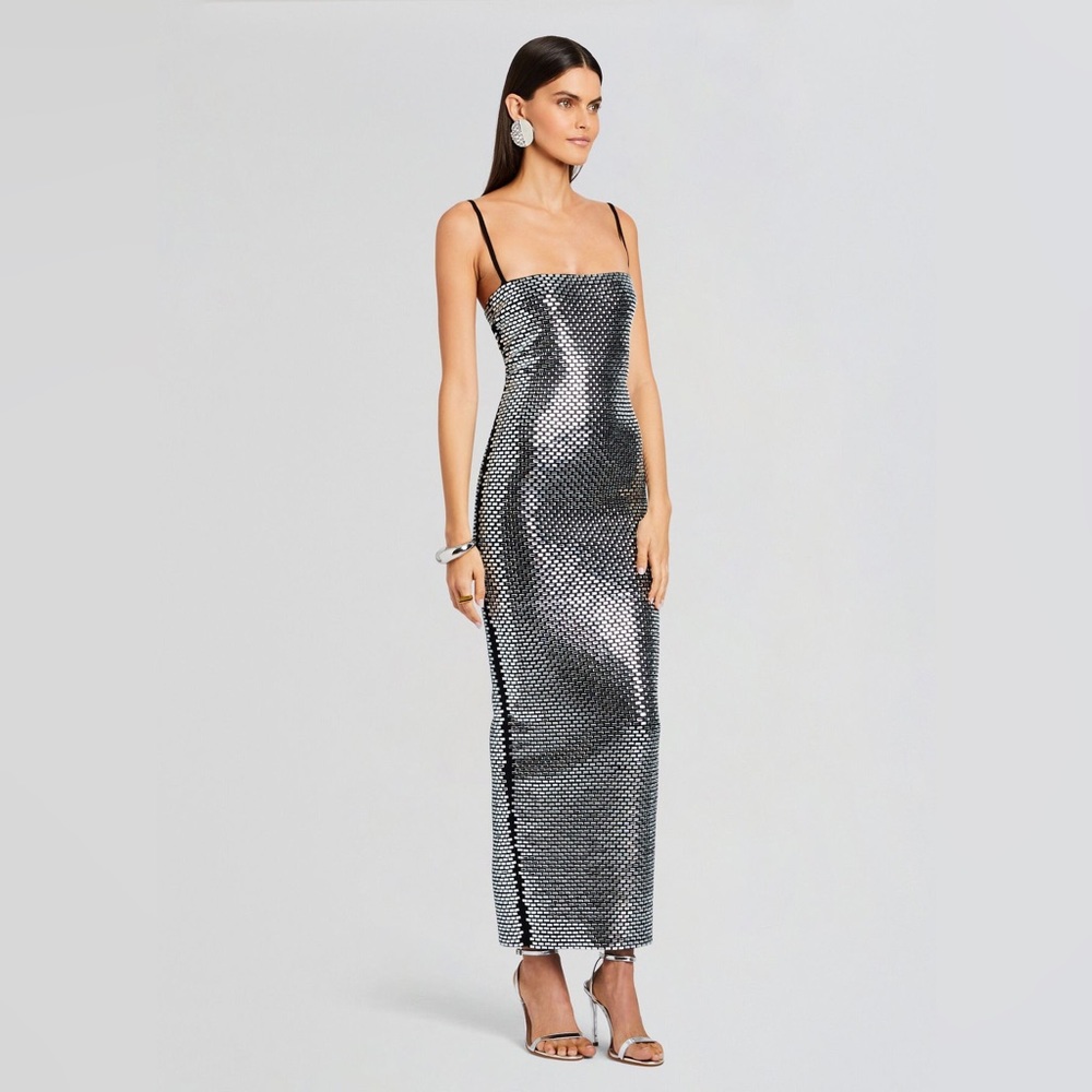 Retrofete KYREE EMBELLISHED KNIT DRESS xxs however  runs big. Fits like S-M